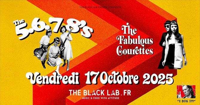 The 5.6.7.8's + The Fabulous Courettes au Black Lab le 17 octobre 2025 à Wasquehal (59)