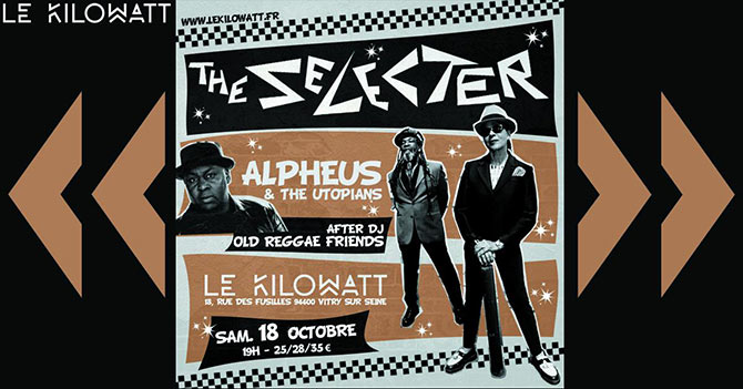 The Selecter + Alpheus & The Utopians au Kilowatt le 18 octobre 2025 à Vitry-sur-Seine (94)