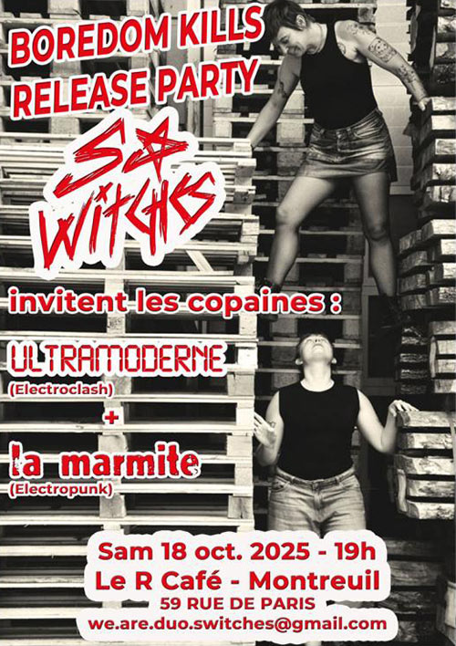 DÉCHARGE ÉLECTRO PUNK @ R CAFÉ le 18 octobre 2025 à Montreuil (93)