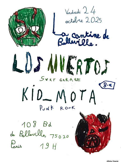 Los Muertos + Kid Mota le 24 octobre 2025 à Paris (75)