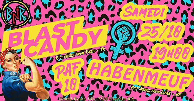 Blast Candy + Habenmeuf Au Bout De Nos Rêves le 25 octobre 2025 à Tournai (BE)