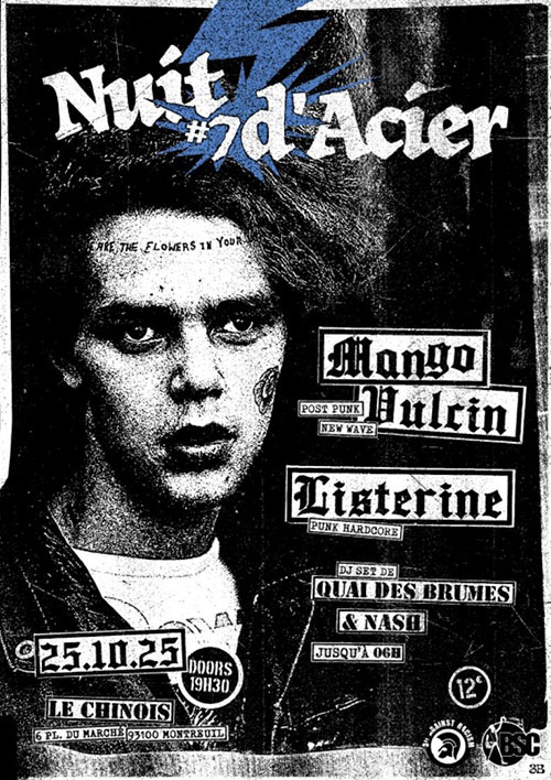 Nuit d'Acier #7 au Chinois le 25 octobre 2025 à Montreuil (93)