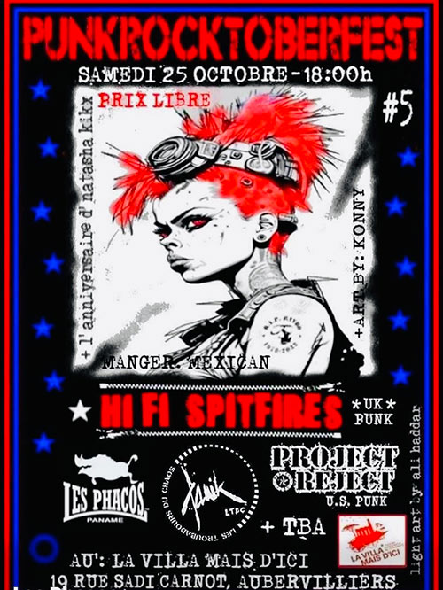 Punkrocktoberfest le 25 octobre 2025 à Aubervilliers (93)