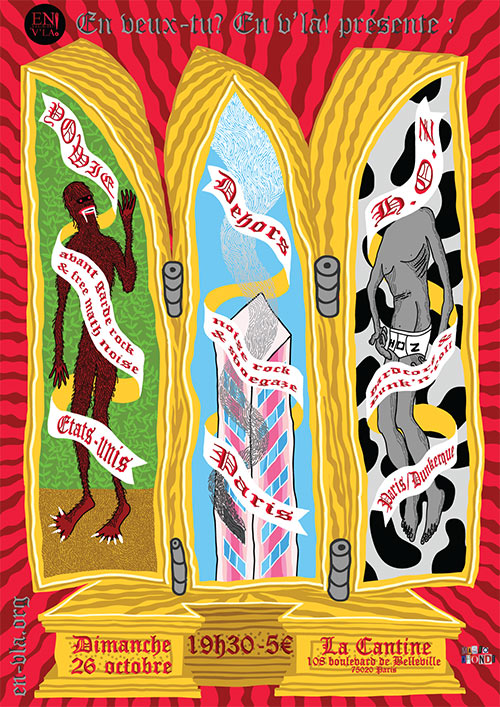 Yowie + Dehors + H.O.Z @ La Cantine le 26 octobre 2025 à Paris (75)