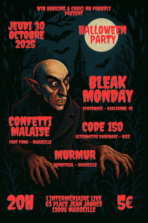 Halloween party à l'Intermédiaire le 30 octobre 2025 à Marseille (13)