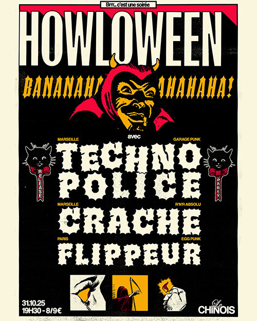 Howloween party au Chinois le 31 octobre 2025 à Montreuil (93)