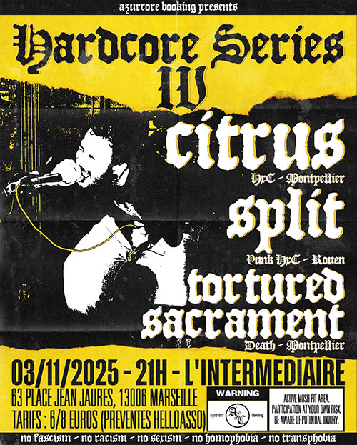 Hardcore Series IV à l'Intermédiaire le 03 novembre 2025 à Marseille (13)