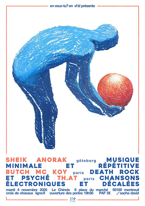 Sheik Anorak + Butch McKoy + TH.AT @ Le Chinois le 04 novembre 2025 à Montreuil (93)