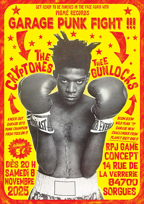 Garage Punk Fight @ RPJ Game Concept le 08 novembre 2025 à Sorgues (84)