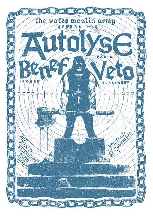 Autolyse + Benef + Veto au Water Moulin le 14 novembre 2025 à Tournai (BE)