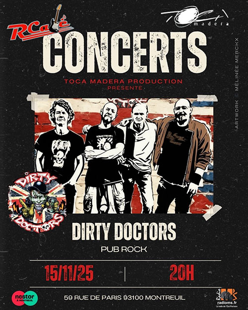 Concert @ R-Café le 15 novembre 2025 à Montreuil (93)