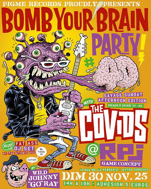 Bomb Your Brain Party #40 @ RPJ Game Concept le 30 novembre 2025 à Sorgues (84)
