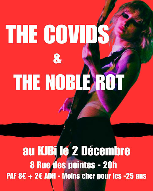 The Covids + The Noble Rot au KJBi le 02 décembre 2025 à Le Crès (34)