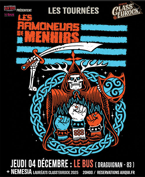 Les Ramoneurs de Menhirs au Bus le 04 décembre 2025 à Draguignan (83)