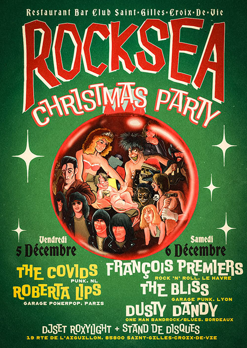 RockSea Christmas Party le 05/12/2025 à Saint-Gilles-Croix-de-Vie (85)