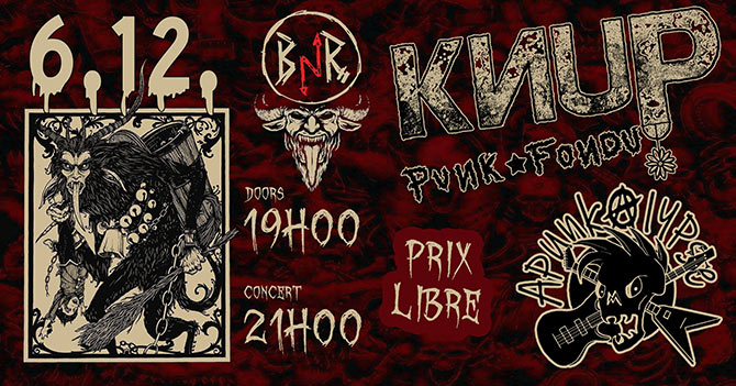 Apunkalypse + Knup au BnR le 06/12/2025 à Tournai (BE)