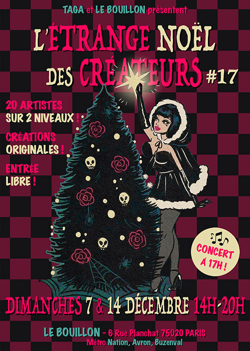 L'ÉTRANGE MARCHÉ DES CRÉATEURS #17 le 07/12/2025 à Paris (75)