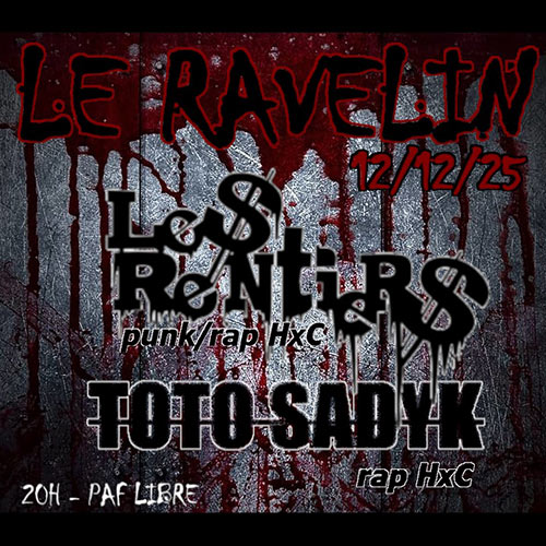 Les Rentiers + Toto Sadyk au Ravelin le 12 décembre 2025 à Toulouse (31)