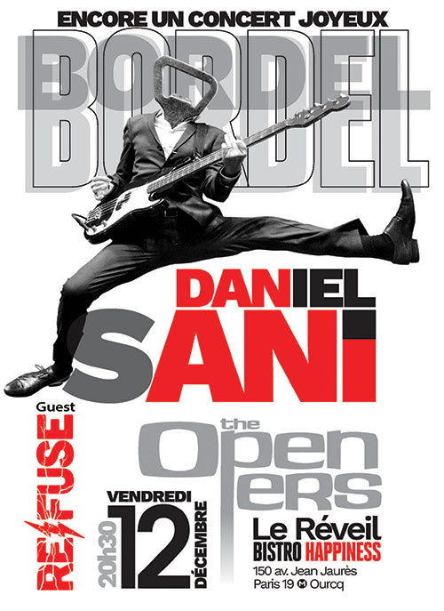 Daniel Sani // The Openers // Re // Fuse  le 12/12/2025 à Paris (75)