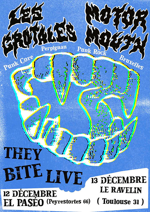 Motormouth + Les Crotales au Ravelin le 13/12/2025 à Toulouse (31)