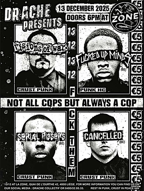 1312 forever à la Zone le 13/12/2025 à Liège (BE)