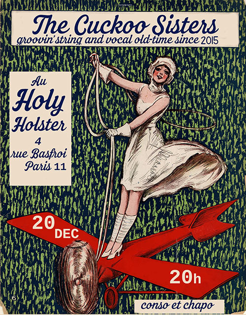 Les Cuckoo Sisters au Holy Holster le 20 décembre 2025 à Paris (75)
