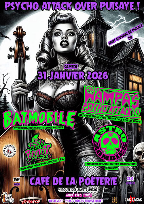 PSYCHO ATTACK OVER PUISAYE le 31/01/2026 à Saint-Sauveur-en-Puisaye (89)