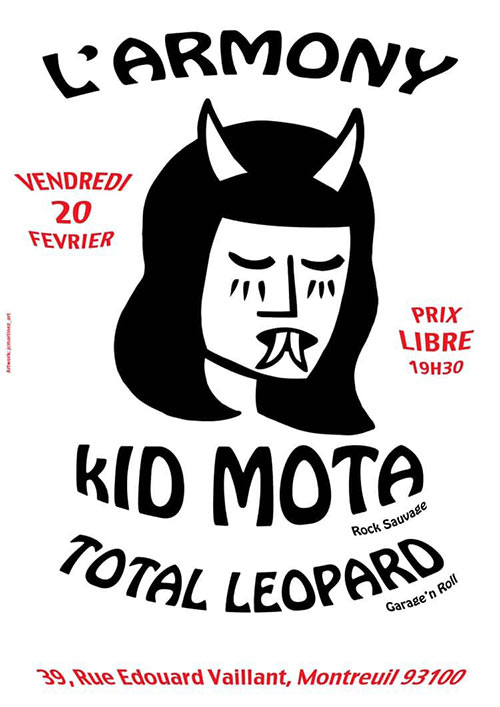 KID MOTA + TOTAL LÉOPARD le 20/02/2026 &agrave; Montreuil (93)