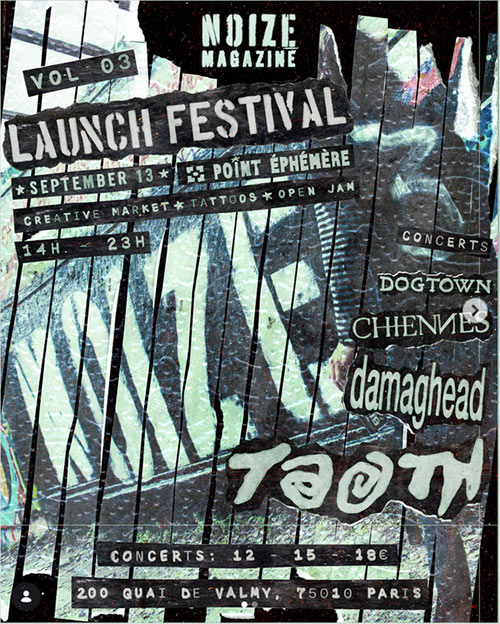 LAUNCH FESTIVAL #3 le 13/09/2026 &agrave; Paris (75)